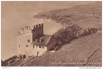 LAC LEMAN ... LA TOUR DE MARSENS  ET LA VUE DE CULLY