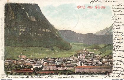 SUISSE #FG60440 GRUSS AUS GLARUS VUE PANORAMIQUE