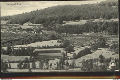 Elm GL Elm Bahnhof ungelaufen ca. 1910