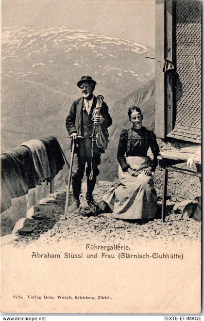 SUISSE - GLARIS - Abraham stussi et son epouse