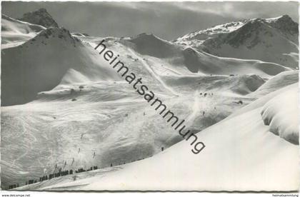 Parsennabfahrt - Weissfluhjoch-Küblis - Foto-AK - Verlag Otto Furter Davos-Platz gel. 1960