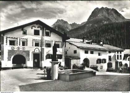 10555586 Scuol Scuol Dorfplatz x 1967