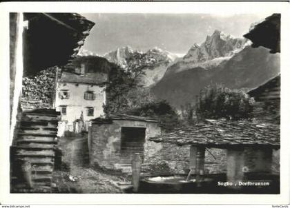 10569207 Soglio Soglio Brunnen x 1949 Soglio