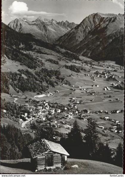 11385719 Klosters GR Panorama Klosters Dorf Klosters