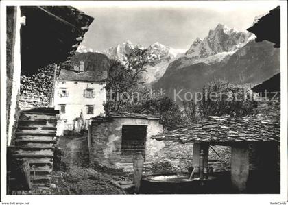 11650835 Soglio Dorfbrunnen Soglio