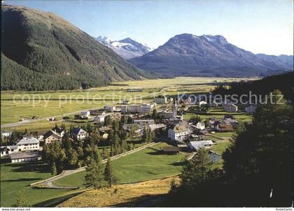 12006111 Bever Maloja Gesamtansicht mit Alpenpanorama Bever