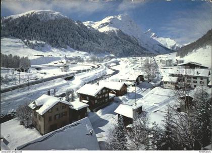 12006513 Spluegen GR im Rheinwald mit Danatzhoehe Guggernhuell und Einshorn Wint