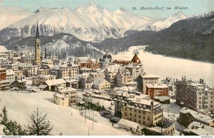 13970503 St Moritz  SANKT MORITZ GR Winterpanorama