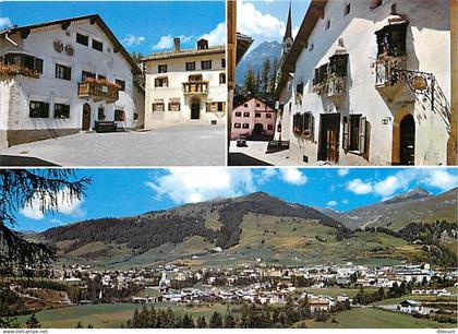 Suisse - GR Grisons - Panorama Motta Naluns - Bad Scuol 1250 m - Multivues - CPM - Carte Neuve - Voir Scans Recto-Verso