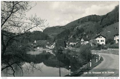 SUISSE - SAINT URSANNE  et le Doubs