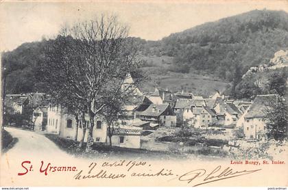 Suisse - SAINT-URSANNE (JU) Vue générale - Ed. L. Burgy