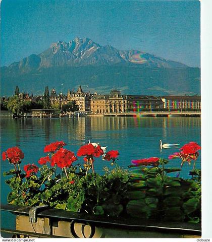 Suisse - LU Lucerne - Luzern - Luzern mit Pilatus - CPM - Carte Neuve - Voir Scans Recto-Verso