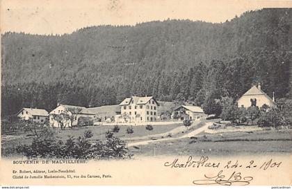 VAL-DE-RUZ (NE) Vue générale Malvilliers - Ed. Er. Robert