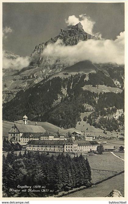 4 CPSM Suisse OW Obwald Engelberg Kloster Mit Hahsen + mit Hahnen Spannorter u. Titlis + mit Spannörter