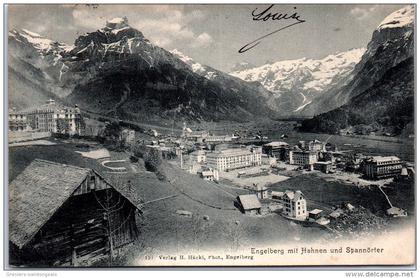 SUISSE - OBWALD - ENGELBERG - mit hahnen und spannorter.