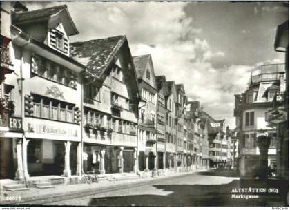 10575772 Altstaetten SG Altstaetten Marktgasse ungelaufen ca. 1965