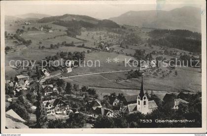 12018430 Oberhelfenschwil Ortsansicht mit Kirche Panorama Oberhelfenschwil