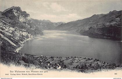 WEESEN (SG) Der Wallensee - Verlag Wehrli 8949