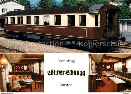 13600776 Oensingen Dampfzug Chluser-Schnaegg Bahlsthal Bahn Salonwagen