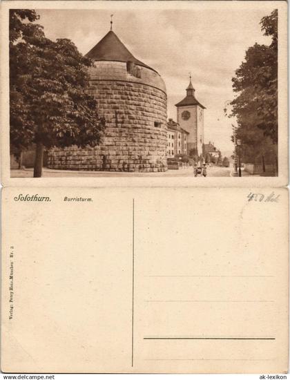 Ansichtskarte Solothurn Soleure/ Soletta Burristurm 1920