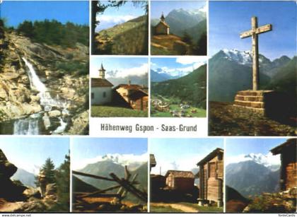 10565271 Saas-Grund Saas-Grund Hoehenweg x 1991