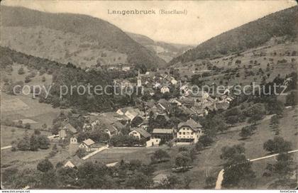 12008861 Langenbruck Basel Land Blick ueber Langenbruck Langenbruck