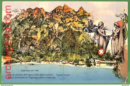 ah0517 -  SWITZERLAND - VINTAGE POSTCARD  - Capolago