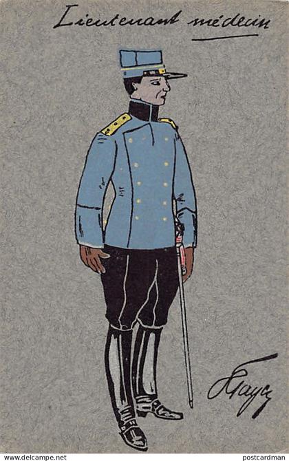 Armée Suisse - Lieutenant médecin - Ed. H. Lilienfeld 9