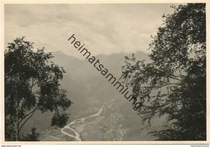 Blick ins Centovalli 1955 - Foto-Postkarte Grossformat