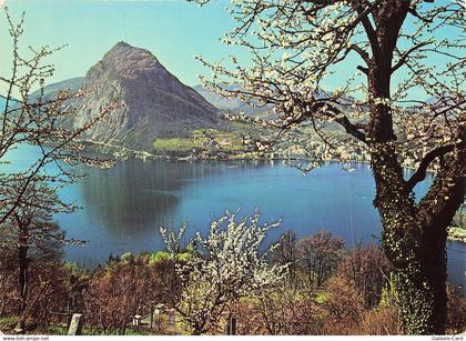 SUISSE LUGANO LAC DE LUGANO ET MT SALVATORE