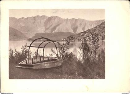 11321701 Lugano TI Lac de Lugano et le Monte Generoso Boot Lugano