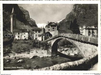 11652843 Bignasco Valle Maggia Motiv Bruecke Bignasco