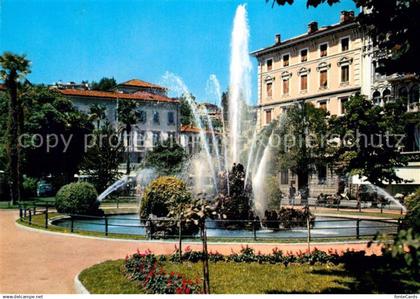 13293488 Lugano Lago di Lugano Brunnen Lugano Lago di Lugano