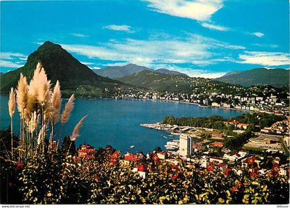 Suisse - TI Tessin - Lugano - Vista generale con il S. Salvatore - Vue Générale - CPM - Carte Neuve - Voir Scans Recto-V