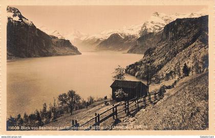 SUISSE SEELISBERG VUE SUR LE LAC DES QUATRE CANTONS ET BRIST