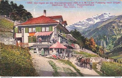 13975617 Spiringen UR Gasthaus St Anton Passantenhaus Fussweg nach Urigen