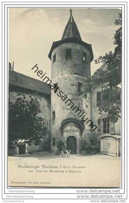 Tour de Martheray a Begnins ca. 1900