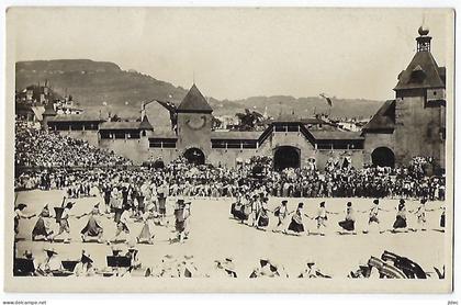 CPA Suisse Vevey Rare Fête des vignerons 1927 La farandole près Montreux Corsier sur La Tour de Peilz Rennaz Vouvry