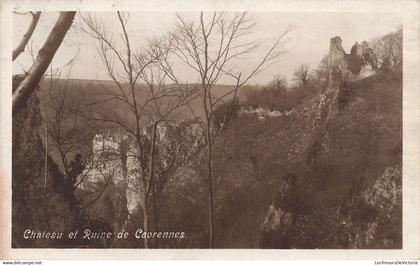 SUISSE - Château et Ruine de Caurennes - Carte Postale Ancienne