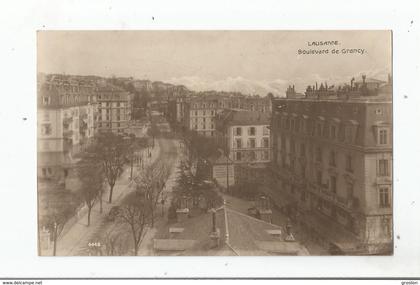 LAUSANNE 4442 CARTE PHOTO BOULEVARD DE GRANCY