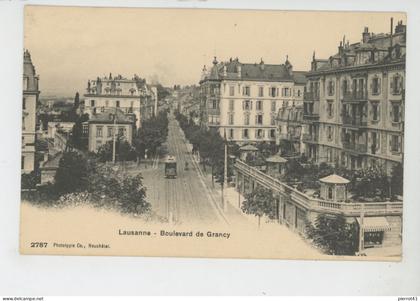 SUISSE - LAUSANNE - Boulevard de Grancy