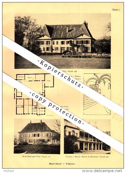 Photographien / Ansichten , 1933 , Valeyres-sous-Rances , Jura-Nord vaudois , VD , Prospekt , Architektur , Fotos !!!