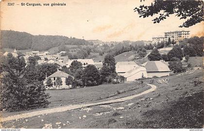 SAINT CERGUES (VD) Vue générale - Ed. E. Rossier 3247