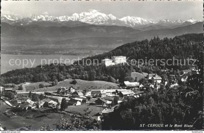 11731929 Saint-Cergue Nyon Suisse et le Mont Blanc