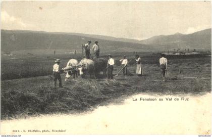 La Fenaison au Val de Ruz