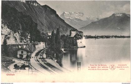 CPA Carte Postale Suisse Veytaux  Chillon début 1900 VM74767