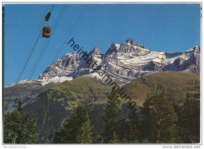 Champery - Teleferique Planachaux - Ansichtskarte Großformat