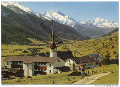 Münster im Goms - Weisshorn - AK Grossformat - Verlag Klopfenstein Adelboden