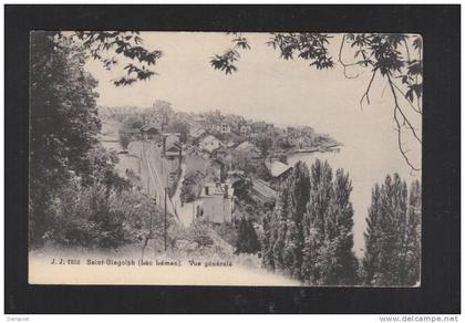 Carte Postale Saint Gingolph Lac Leman Vue Generale 1907