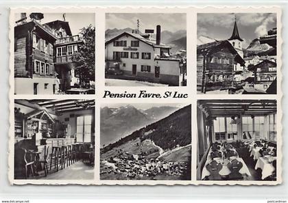 Suisse - Saint-Luc (VS) Pension Favre - Multivue - Ed. inconnu